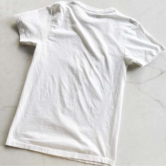 AC/DC band tee - white, pink, yellow, blue, black size small - Picture 4 of 4